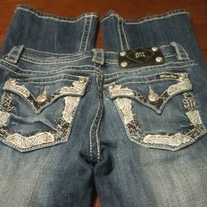 Miss Me Relaxed Boot Size 25X 31"